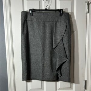 Talbots Wool Charcoal Pencil Skirt women’s size 14